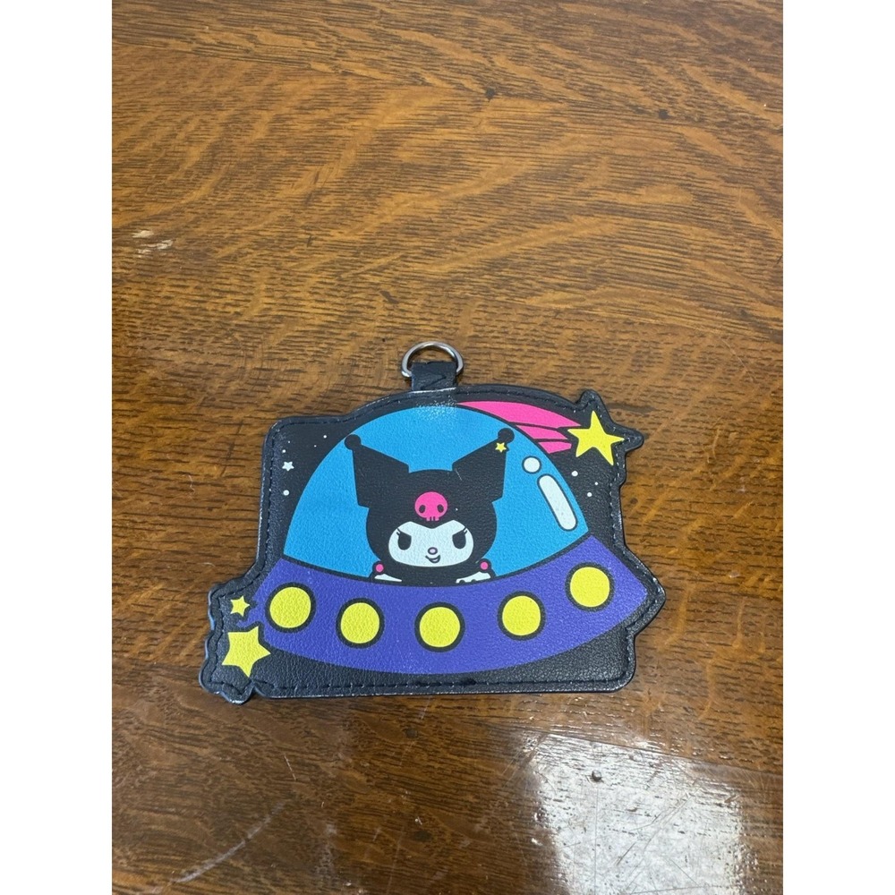 Sanrio‎ Kuromi Purple UFO Spaceship Wallet ID Card Holder Women 2024 Kawaii